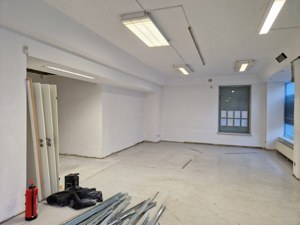 Die Arbeiten haben begonnen